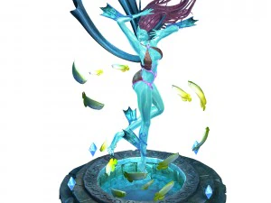 endless sea - sea goddess 3D Model