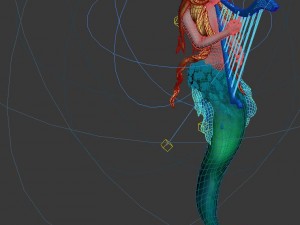 endless sea - mermaid Modèle 3D