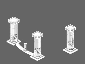 endless sea - pillar 2 Model 3D
