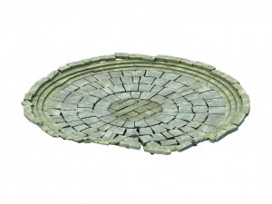 fairy town - statue under the disc 3D Model