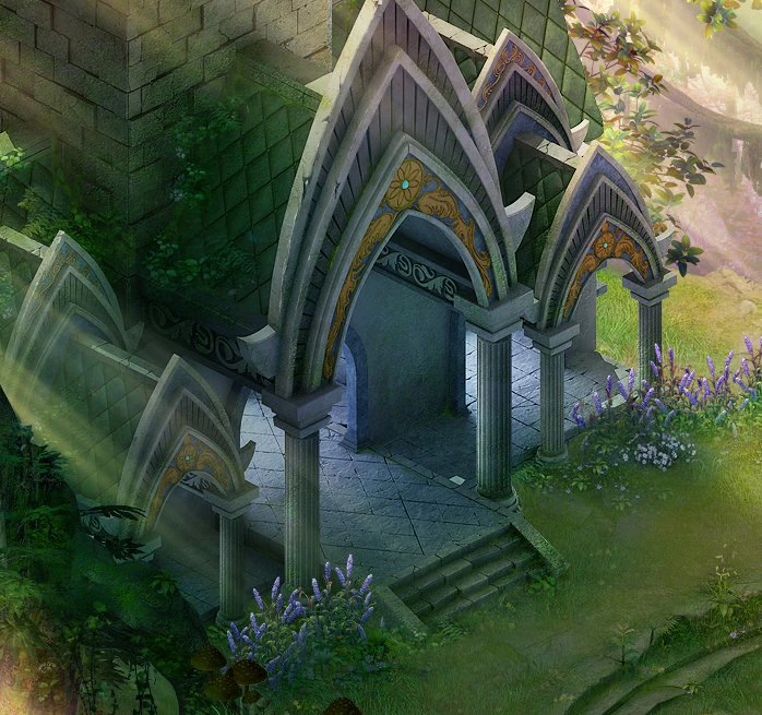 fairy town - house 3D Model .c4d .max .obj .3ds .fbx .stl .blend 