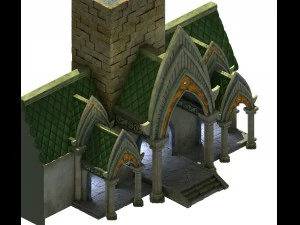 fairy town - house 3D Model