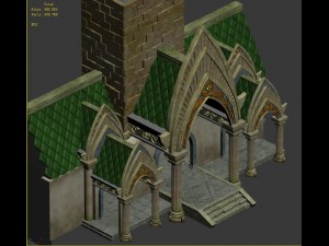 fairy town - house Modello 3D