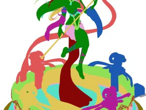 fairy town - young goddess curse 3D Model