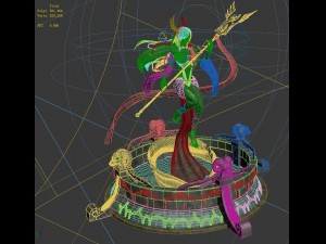 fairy town - young goddess curse 3Dモデル