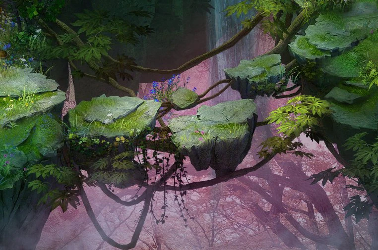 fairy town - stone ladder 3D Model .c4d .max .obj .3ds .fbx .stl .blend