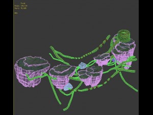 fairy town - stone ladder 3D Модель
