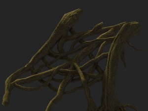 fairy town - rattan bridge Model 3D