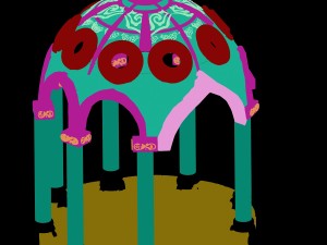 fairy town - pavilion 3D Model