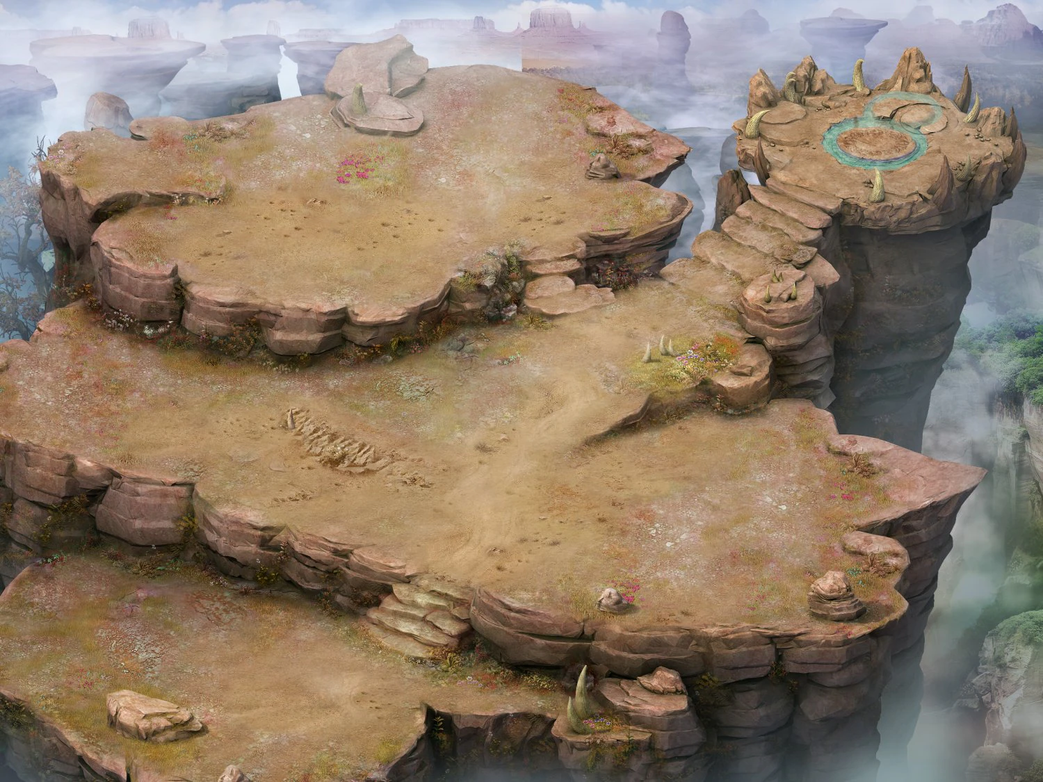 forgotten tribe - terrain 3D Model .c4d .max .obj .3ds .fbx .stl .blend 