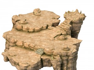 forgotten tribe - terrain 3D-Modell