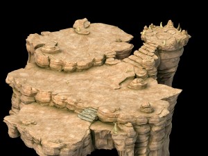 forgotten tribe - terrain 3D-Modell