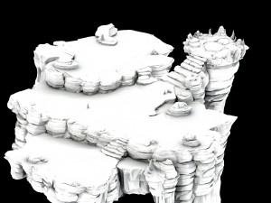 forgotten tribe - terrain 3D-Modell