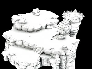 forgotten tribe - terrain 3D Model