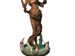 forgotten tribe - harvest goddess broken stone 3D Model