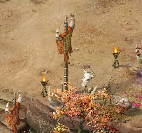 forgotten tribe - banner 3D Model .c4d .max .obj .3ds .fbx .stl .blend 