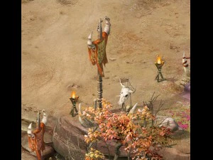 забытое племя - знамя 3D Модель