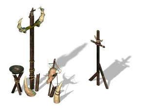 forgotten tribe - banner 3D Model