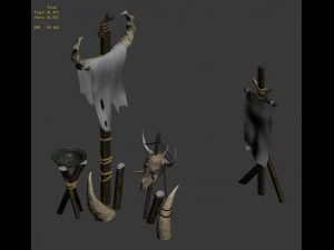 forgotten tribe - banner 3D Model