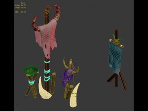 forgotten tribe - banner Modèle 3D