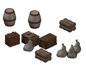 forgotten tribe - debris Modelo 3D