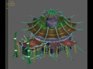 forgotten tribe - tent 02 3D Model