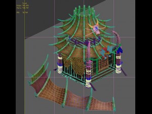 forgotten tribe - tent 03 Modelo 3D