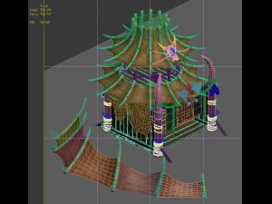 forgotten tribe - tent 03 3D Model