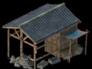 station building - stables 034 3D Model
