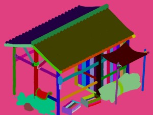 station building - stables 034 3D Model