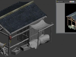 station building - stables 034 3D Model