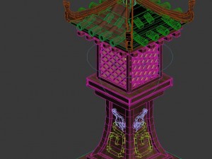 garden - street light 3D 모델