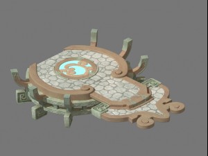 gang - entrance base 01 3D Модель