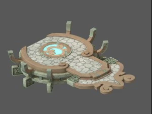 gang - entrance base 01 3D Model