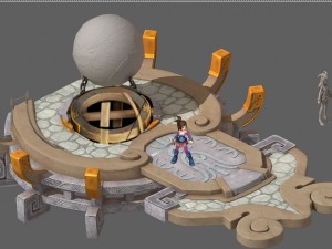 gang - entrance base 01 3D Модель