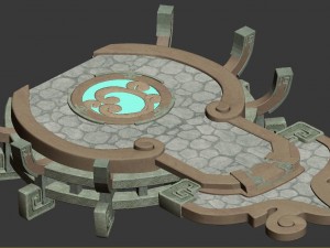 gang - entrance base 01 3D Модель