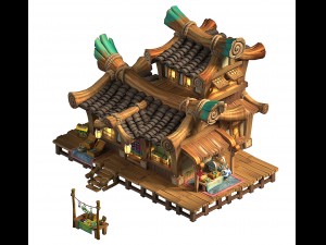 city -npc jewelry store 61 3D 모델