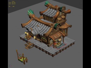city -npc jewelry store 61 3D 模型