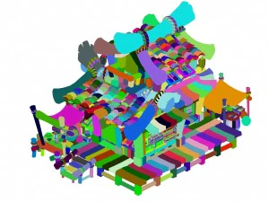 city - grocery store 31 3D Model
