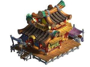 city - grocery store 31 3D Model
