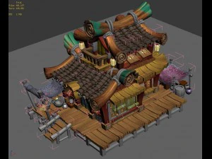 city - grocery store 31 3D Model