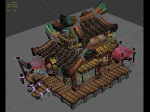 city - grocery store 31 3D Model