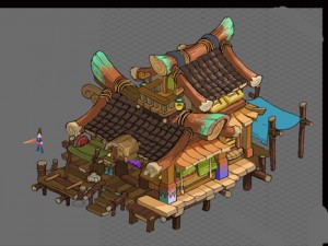 city - grocery store 32 3D 模型