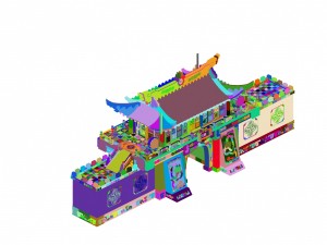 ancient capital architecture - city gate 3D Model