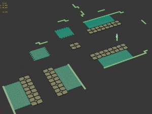 ancient capital building - floor tiles 02 Modelo 3D