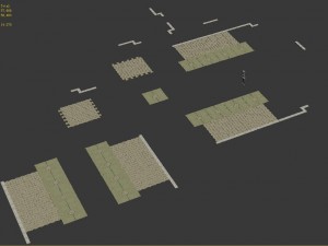 ancient capital building - floor tiles 02 Modelo 3D