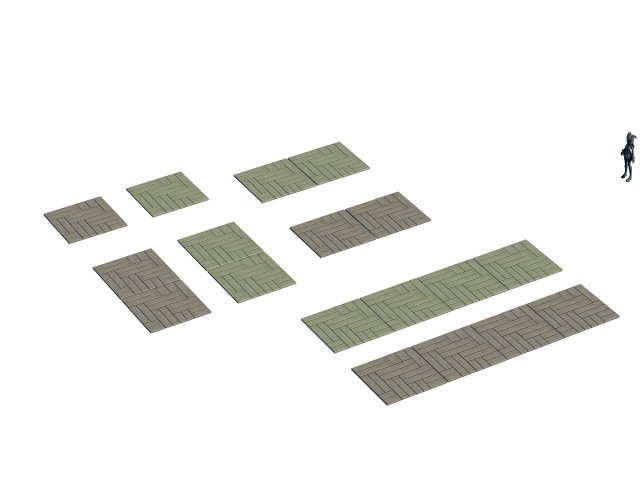 ancient capital building - floor tiles 03 3D 모델 .c4d .max .obj .3ds .fbx .stl .blend 