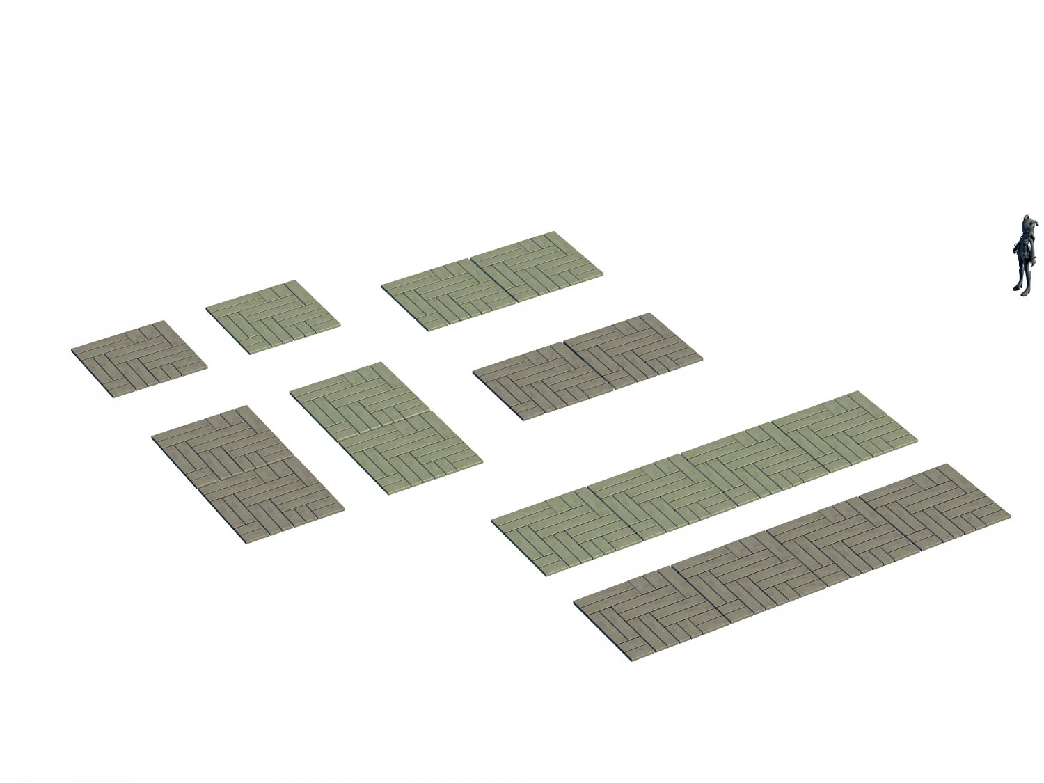 ancient capital building - floor tiles 03 3D Model .c4d .max .obj .3ds .fbx .stl .blend 