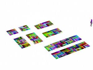 ancient capital building - floor tiles 03 3D 모델