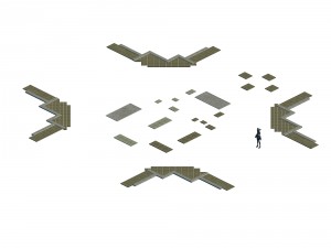 ancient capital building - floor tile 05 3D मॉडल